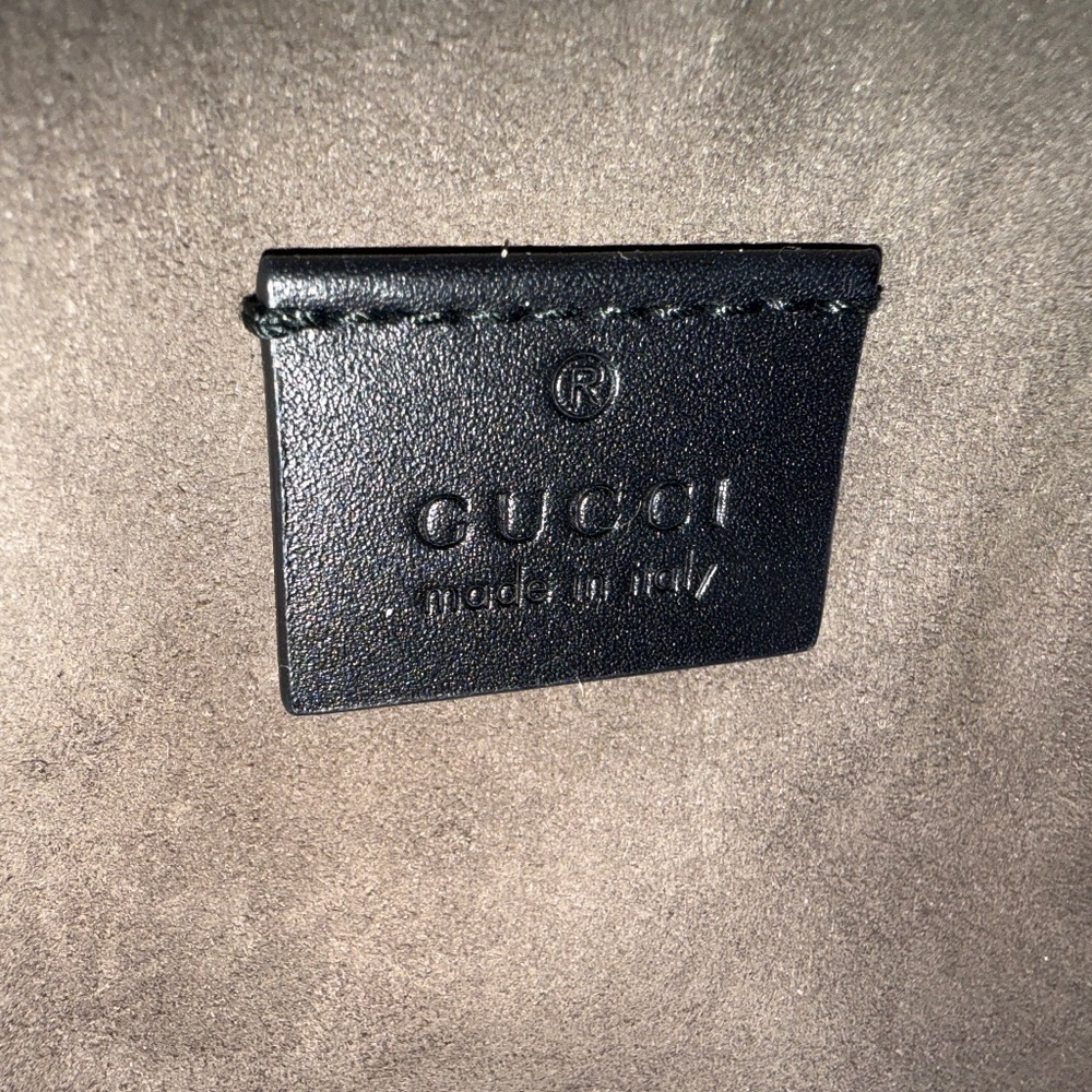 Men's Gucci GG Supreme Large Canvas/Calfskin Exterior Backpack - Picture 7 of 16